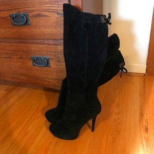 Black Knee-High Boots - Size 9 NWT